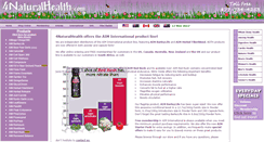 Desktop Screenshot of 4naturalhealth.com